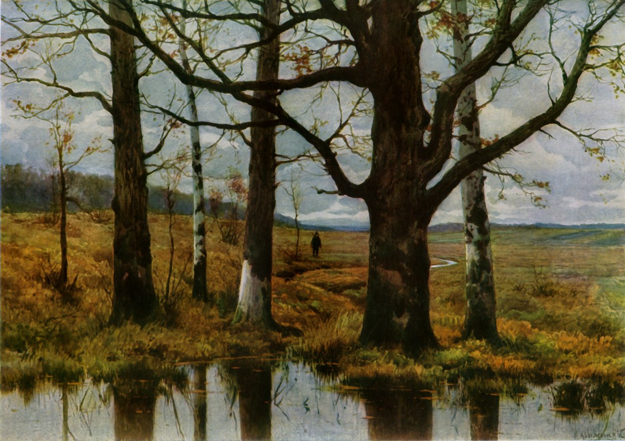 Paisagem do outono, c1908, 1965. de Konstantin Yakovlevich Kryzhitsky
