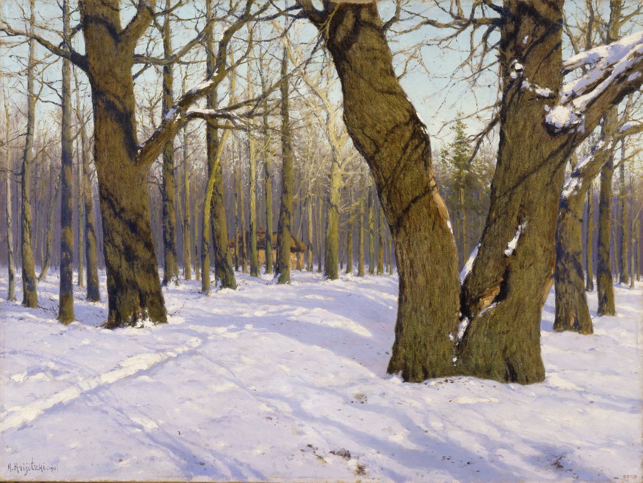 Início da primavera de 1910 de Konstantin Yakovlevich Kryzhitsky