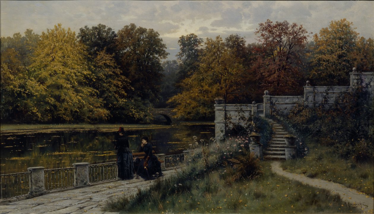 Parque Lazienki, 1886 de Konstantin Yakovlevich Kryzhitsky