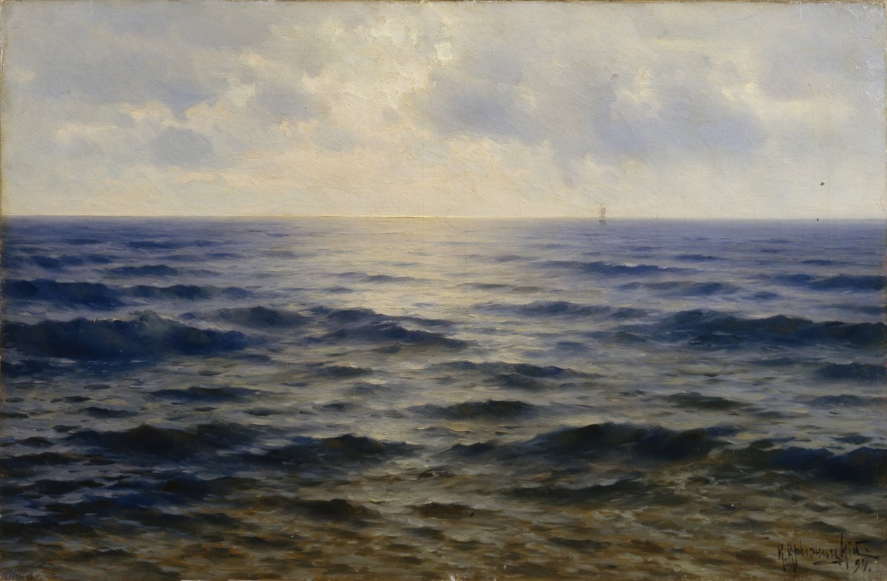 O mar, 1894 de Konstantin Yakovlevich Kryzhitsky