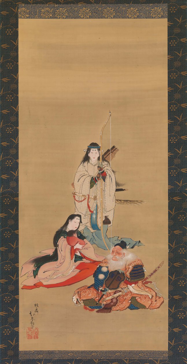 A Lendária Imperatriz Jingu, meados do século XIX. de Kosai Hokushin