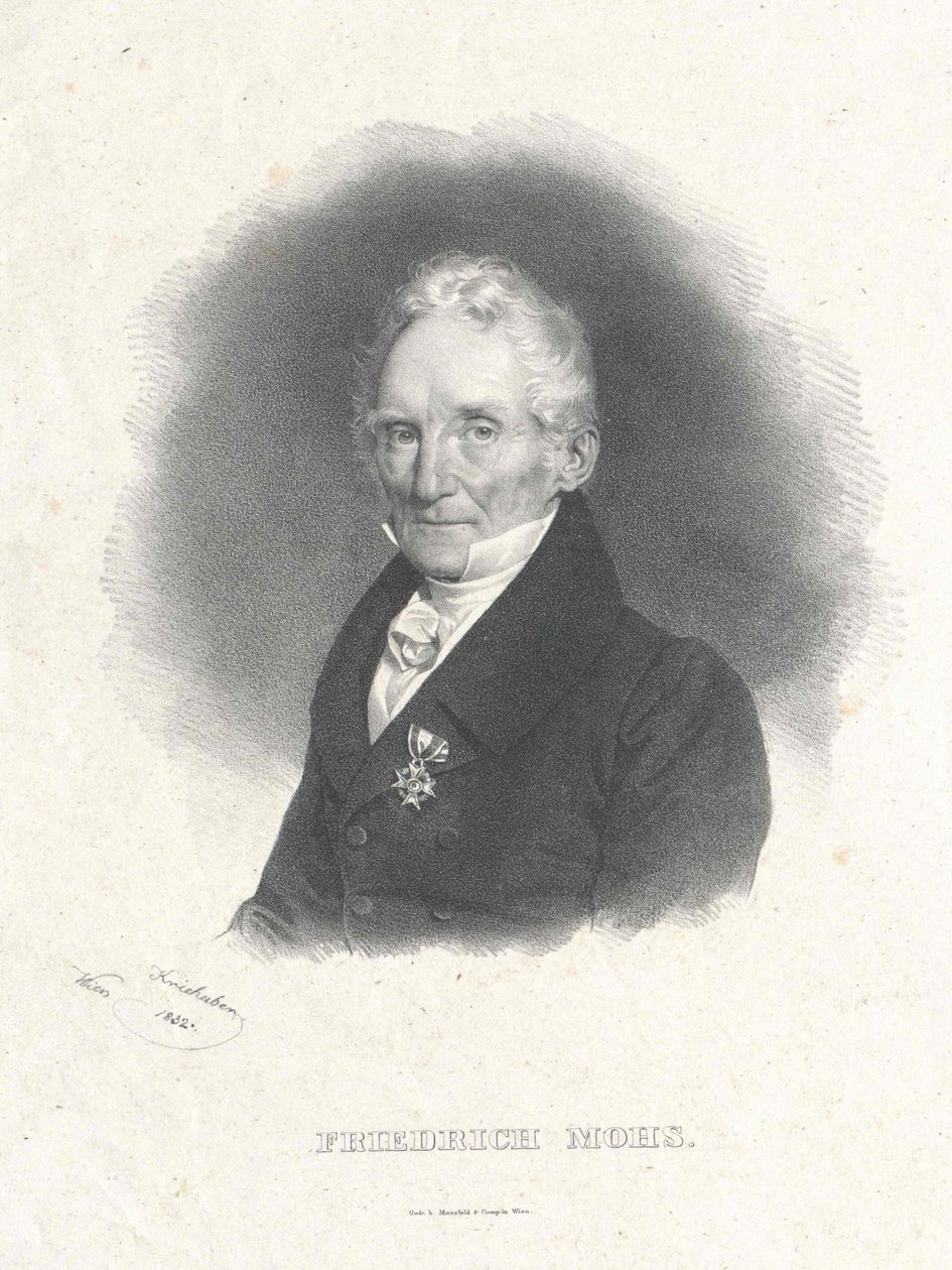 Retrato de Friedrich Mohs de Josef Nikolaus Kriehuber
