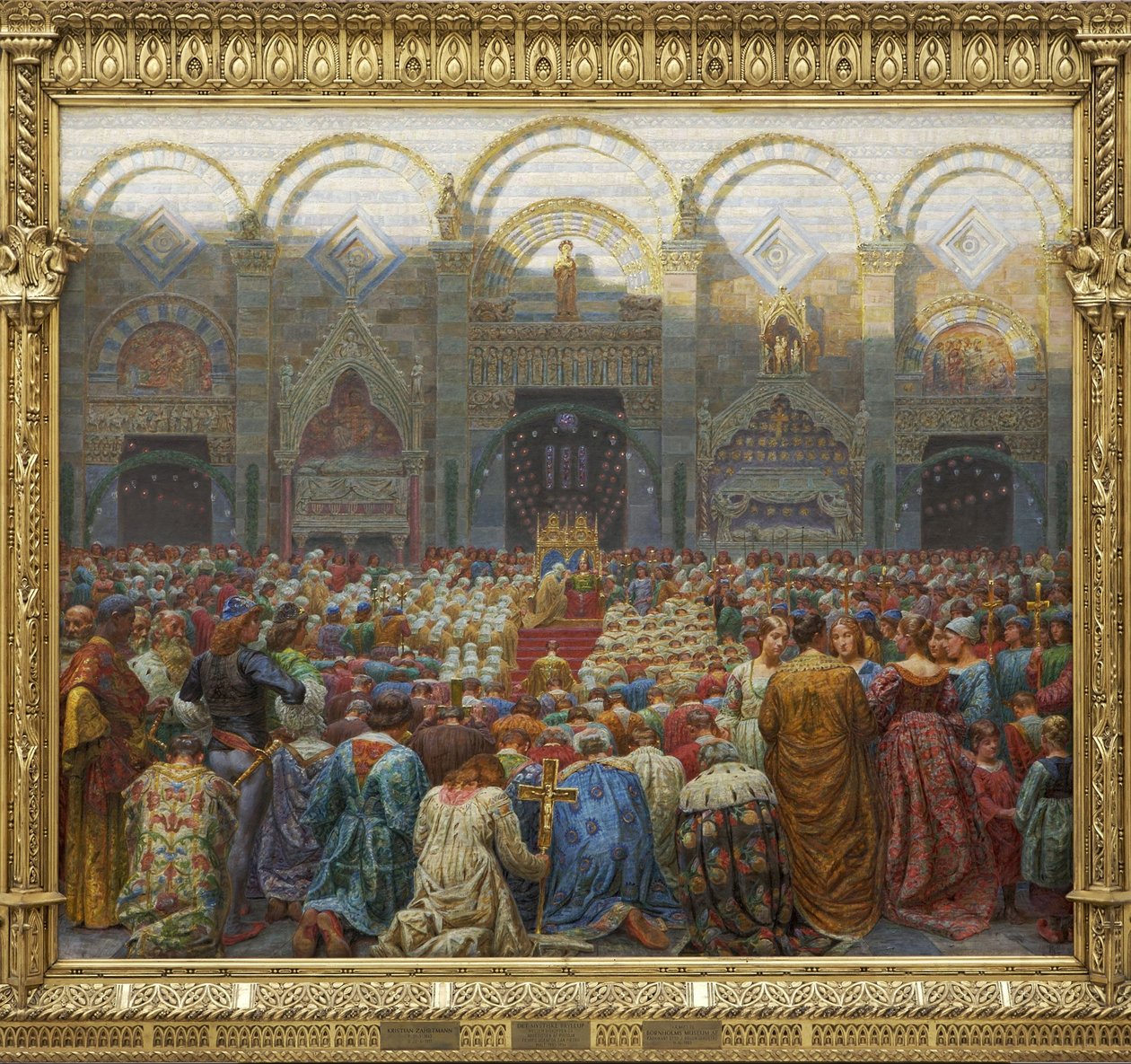 O misterioso casamento em Pistoia. de Kristian Zahrtmann