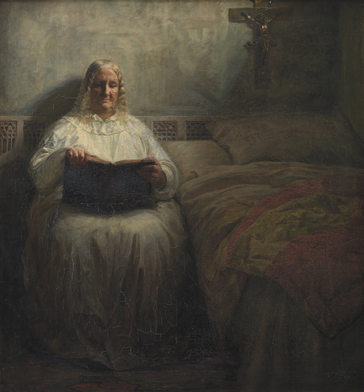 Leonora Christina no Mosteiro de Maribo de Kristian Zahrtmann