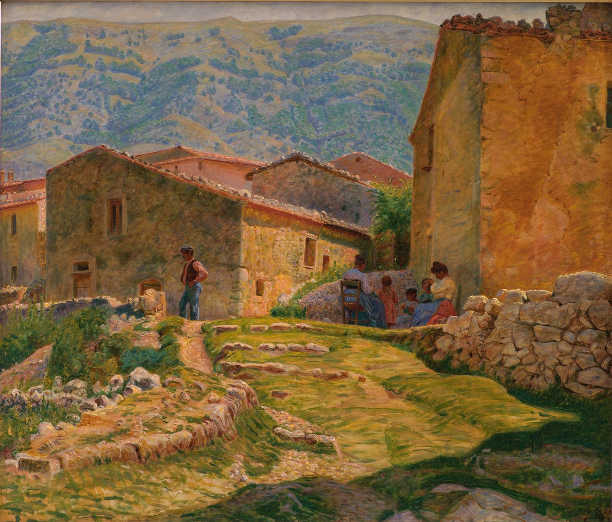 Tarde ensolarada em Civita d