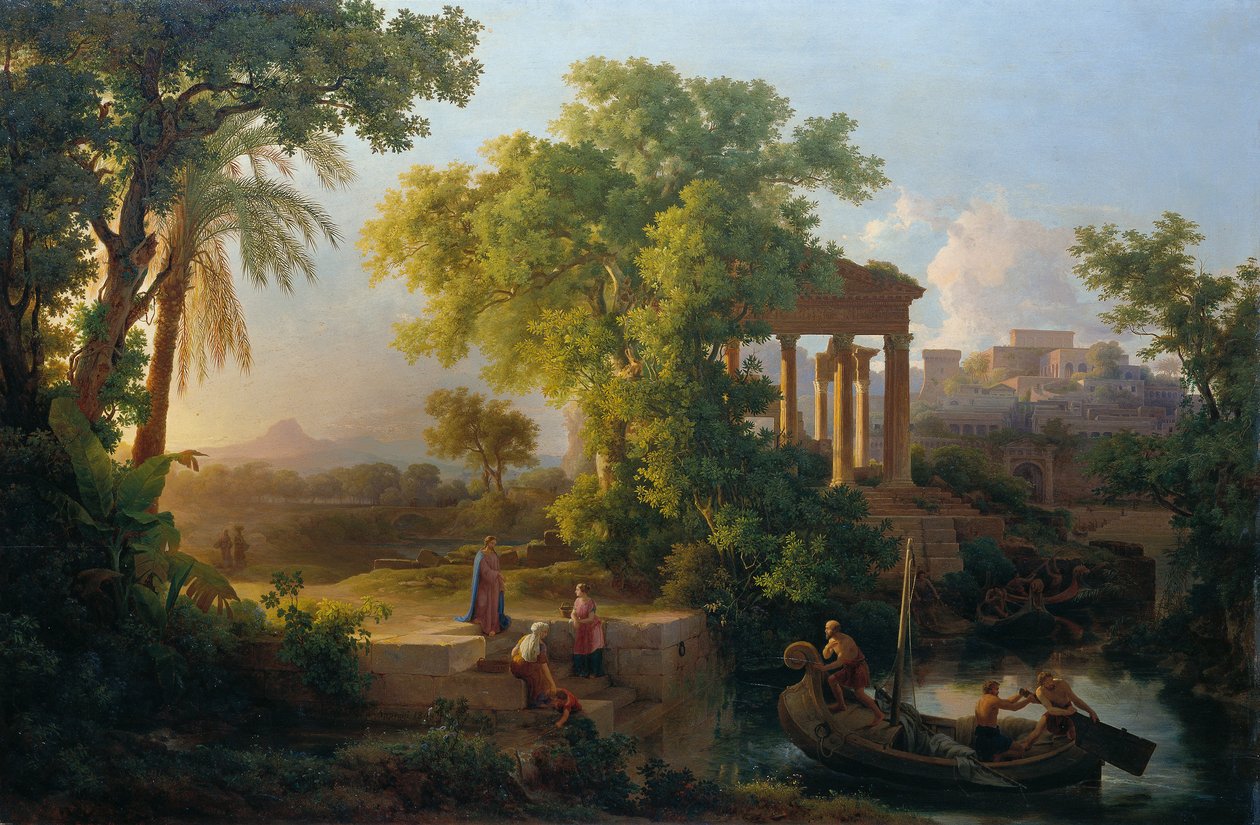 Paisagem com a vocação de S. Pedro de Károly Markó d. Ä.