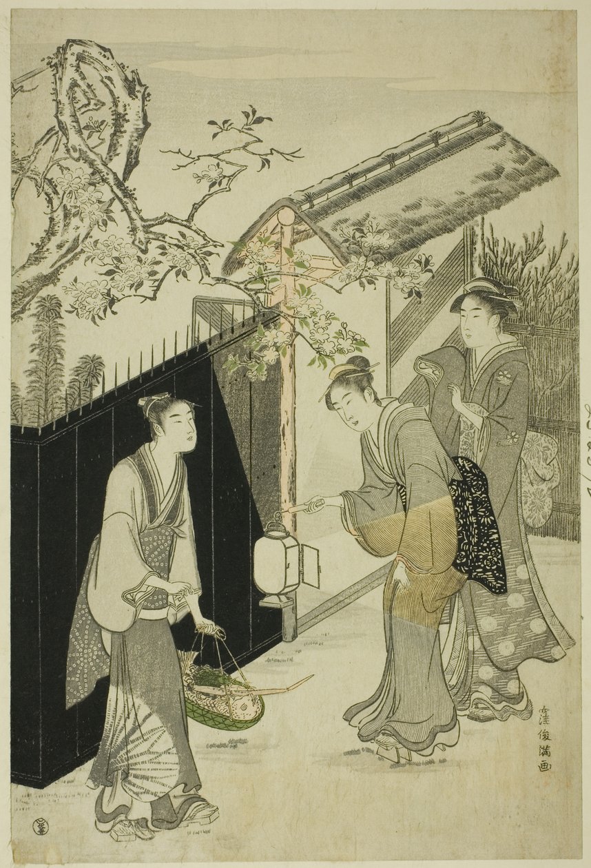 Voltando de um Encontro de Poesia de Kubo Shunman