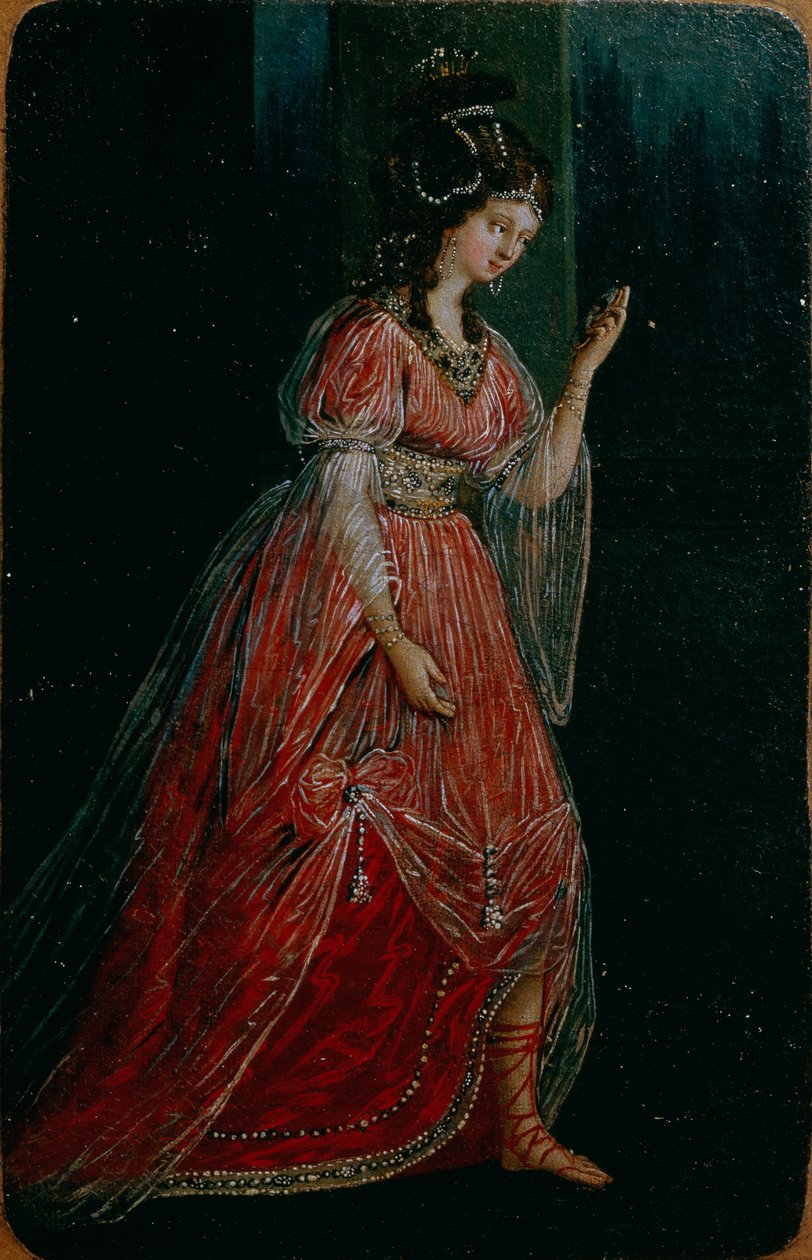 Figurinos para o Teatro Servo de Sheremetev, 1785 de Kuerzinger