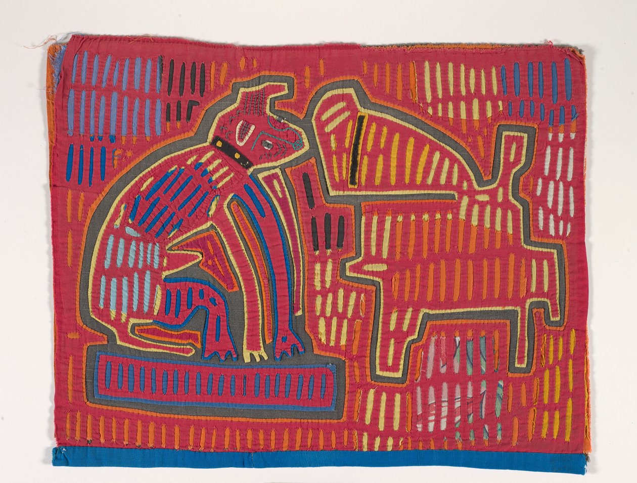 Painel de Camisa (mola), c.1950 (algodão aplicado) de Kuna Indian Culture