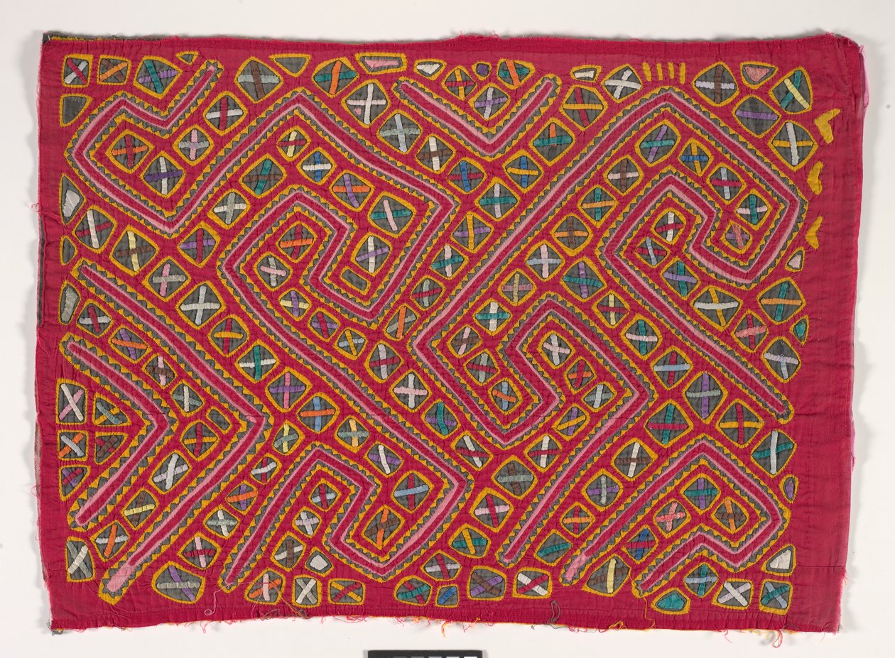 Painel de Camisa (mola), c.1950 (algodão aplicado) de Kuna Indian Culture