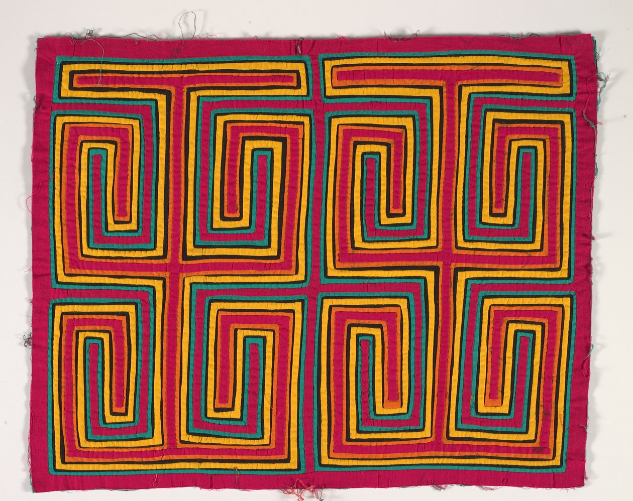 Painel de Camisa (mola), c.1950 (algodão aplicado) de Kuna Indian Culture