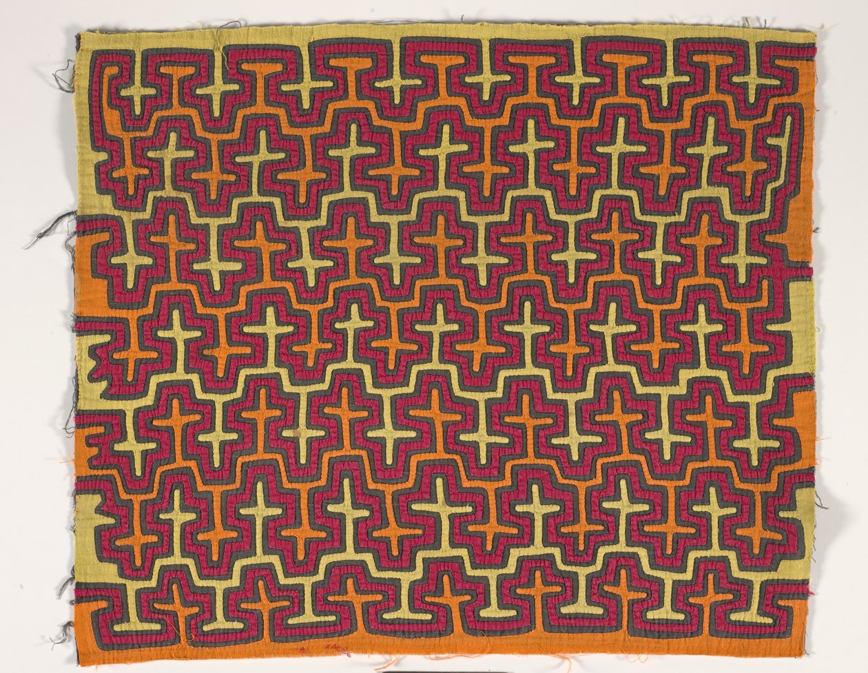 Painel de Camisa (mola), c.1950 (algodão aplicado) de Kuna Indian Culture