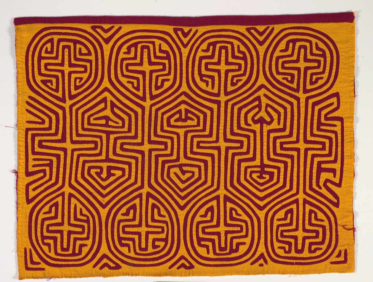 Painel de Camisa (mola), c.1950 (algodão aplicado) de Kuna Indian Culture