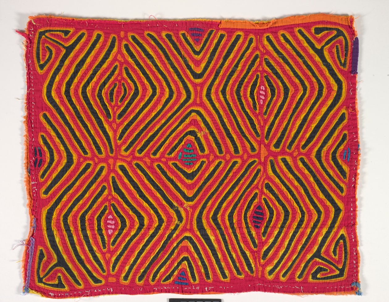 Painel de Camisa (mola), c.1950 (algodão aplicado) de Kuna Indian Culture