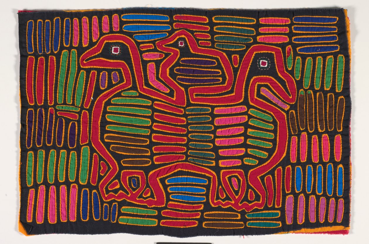 Painel da camisa (mola) (algodão aplicado) de Kuna Indian Culture