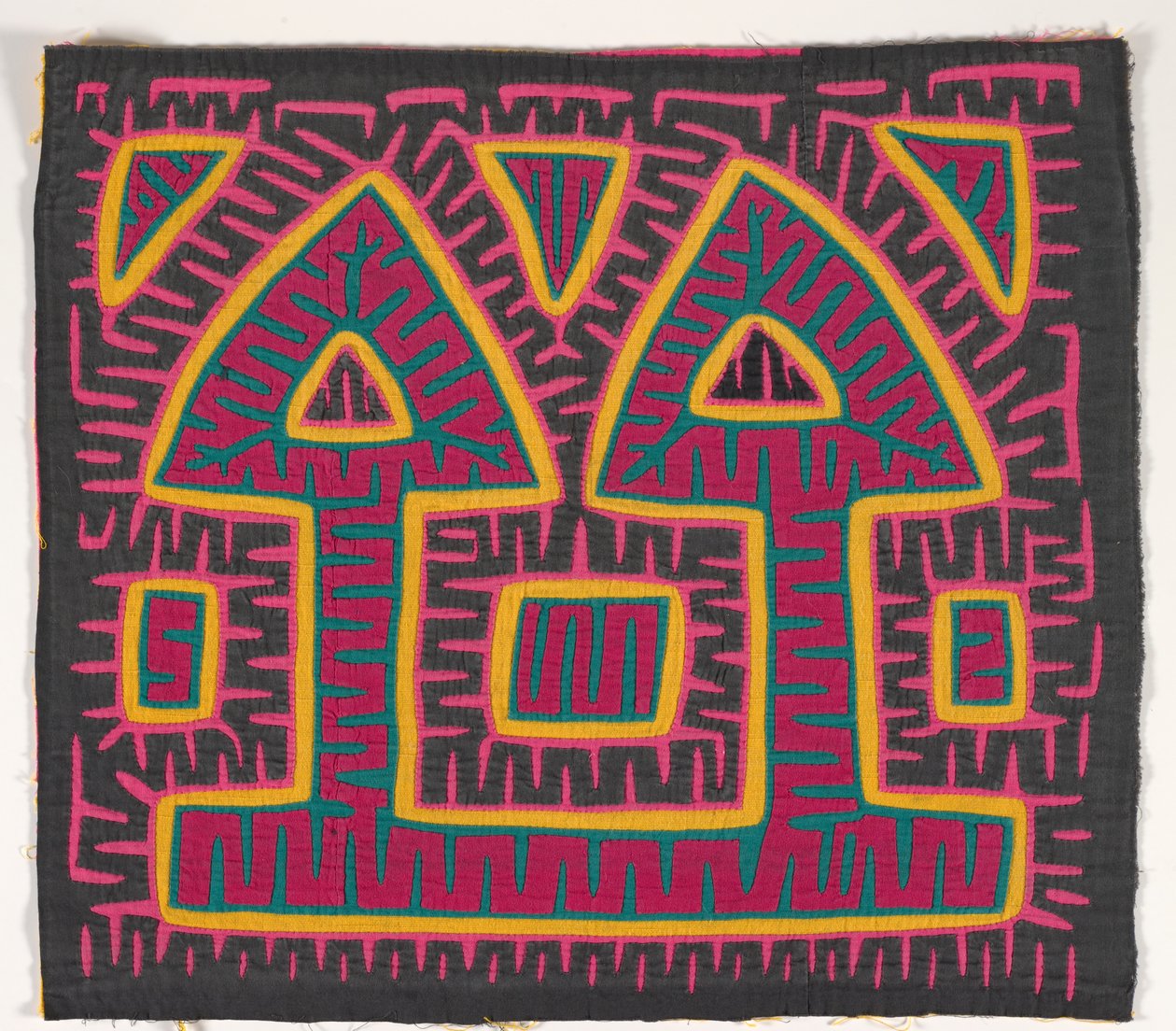 Painel da camisa (mola) (algodão aplicado) de Kuna Indian Culture