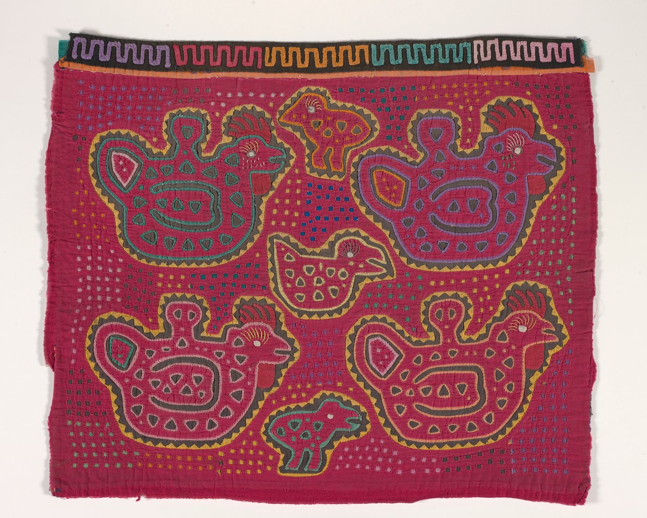 Painel da camisa (mola) (algodão aplicado) de Kuna Indian Culture
