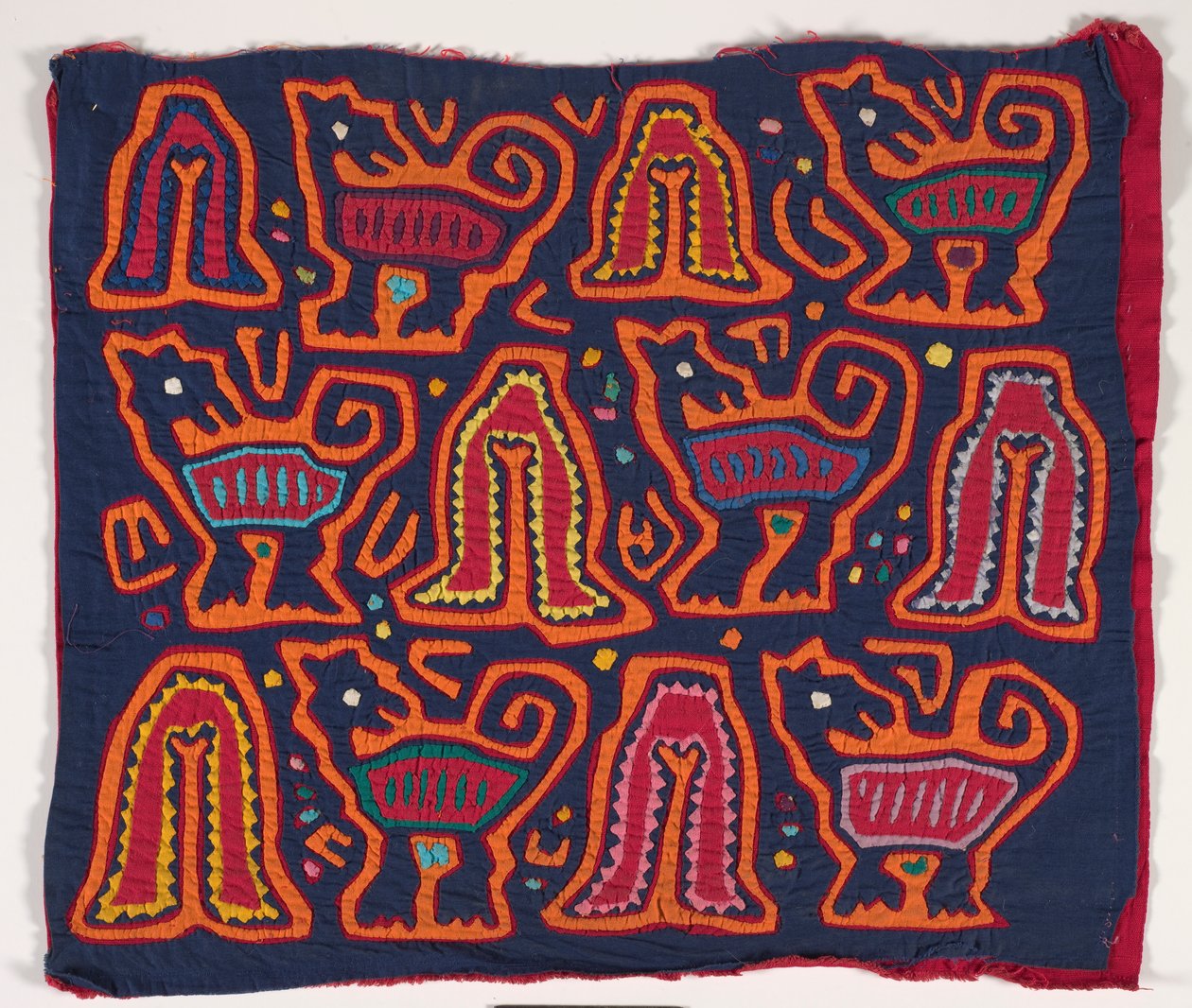Painel da camisa (mola) (algodão aplicado) de Kuna Indian Culture