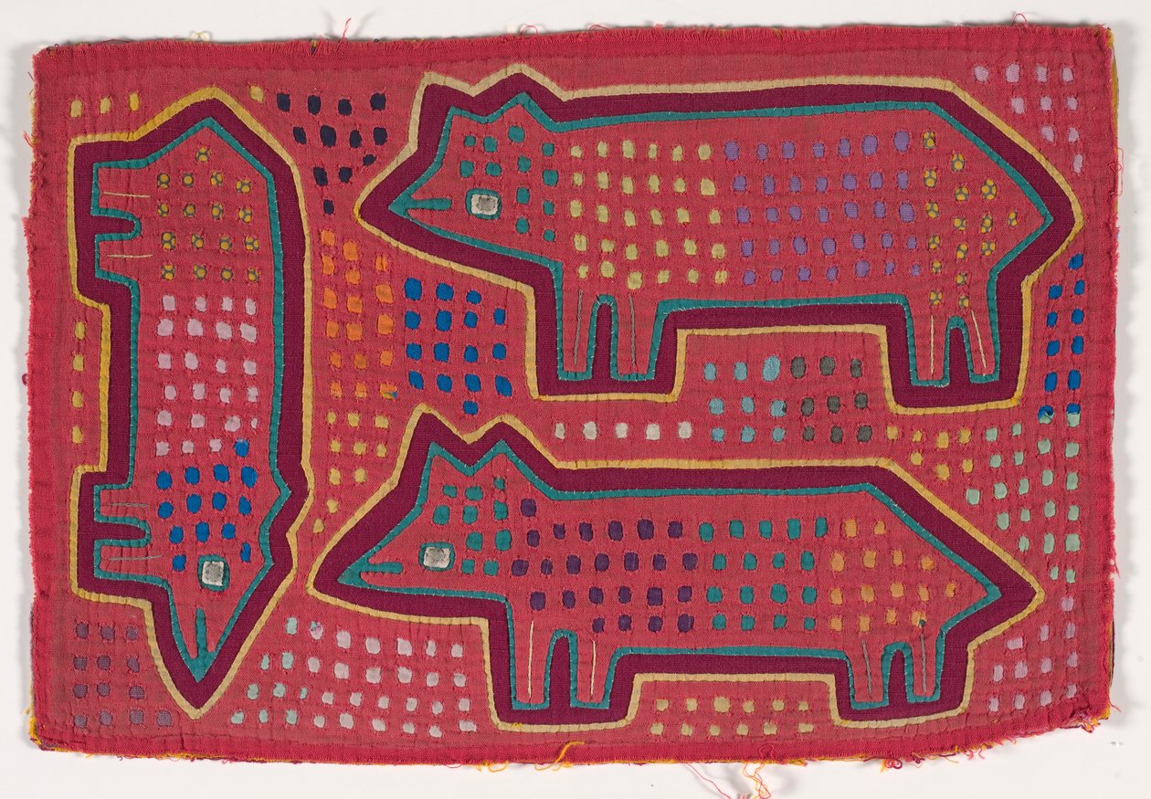 Painel da camisa (mola) (algodão aplicado) de Kuna Indian Culture