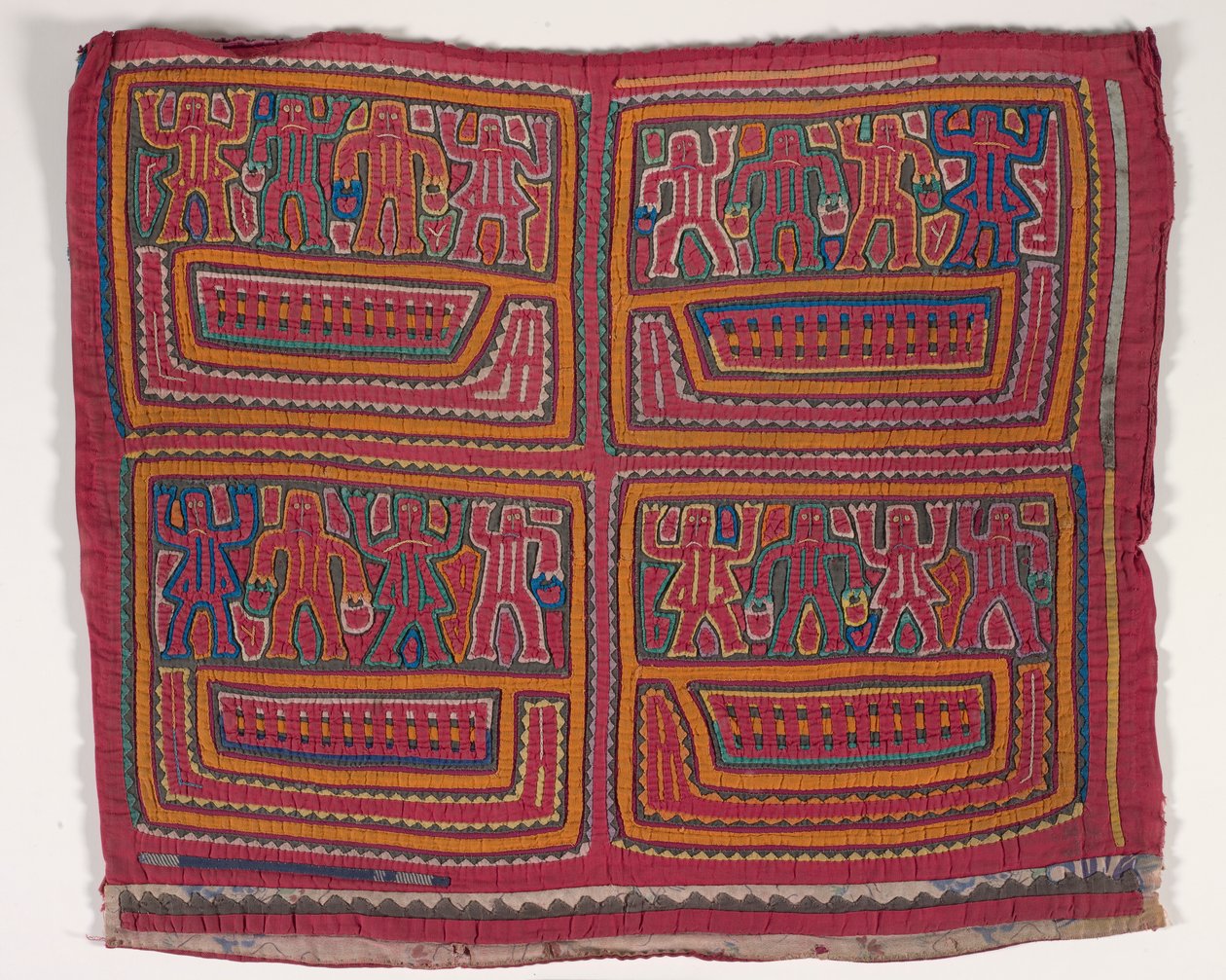 Painel da camisa (mola) (algodão aplicado) de Kuna Indian Culture