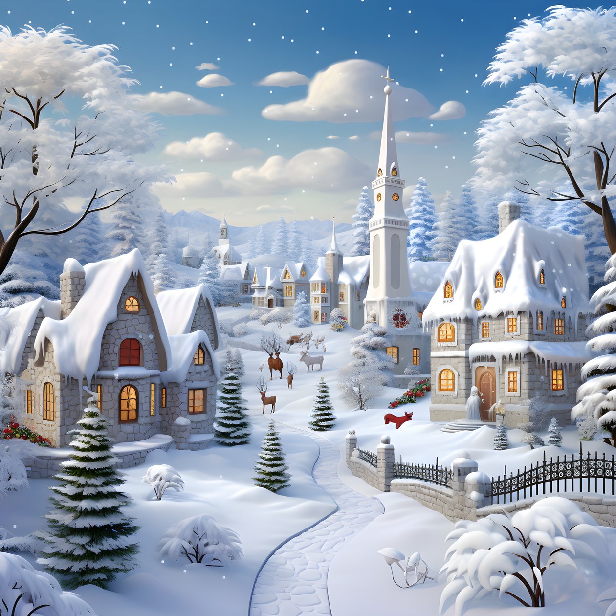 3d Natal com neve 1 de Kurt Heppke
