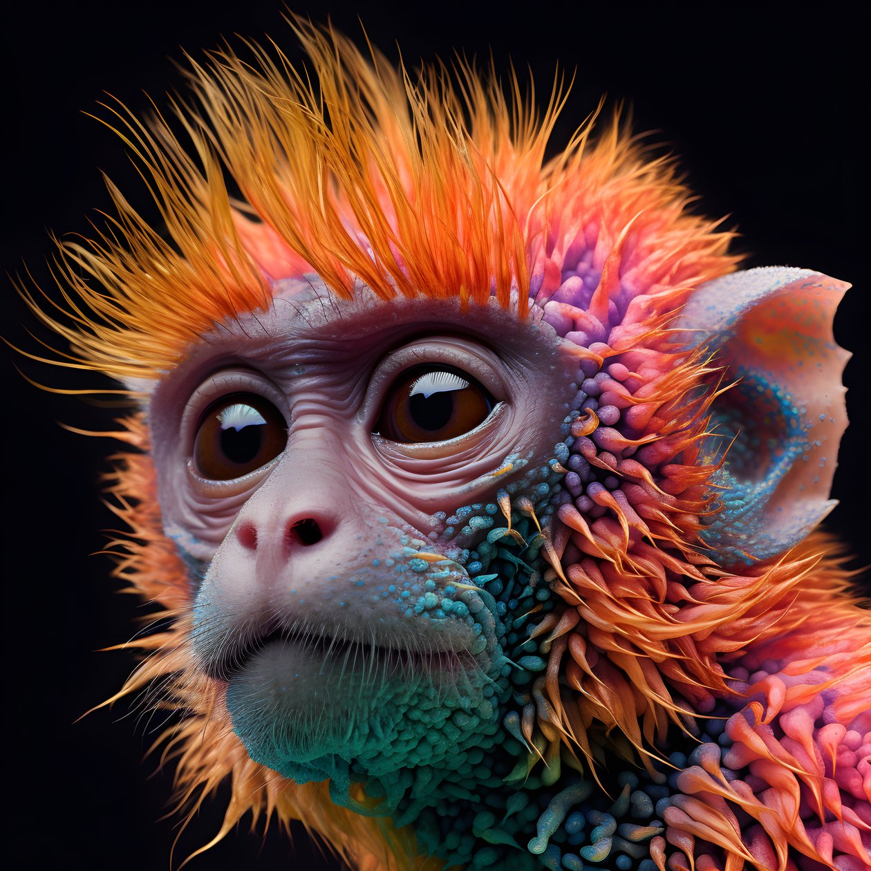 Macaco na cor 3 de Kurt Heppke