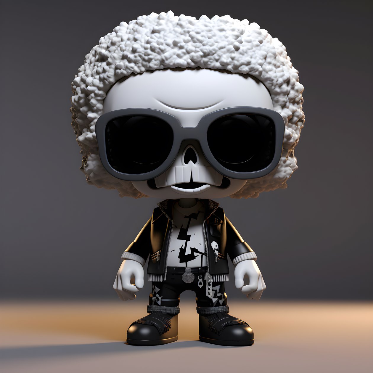 Esqueleto minúsculo Chibi 1 de Kurt Heppke