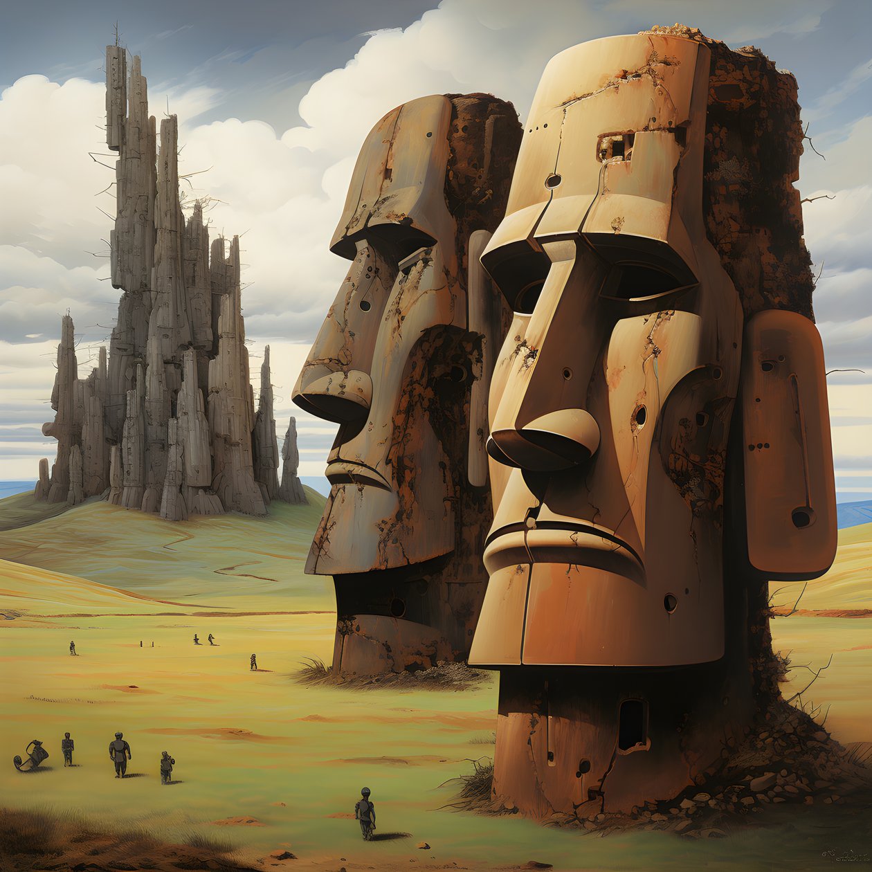 Moai da Ilha da Páscoa 4 de Kurt Heppke