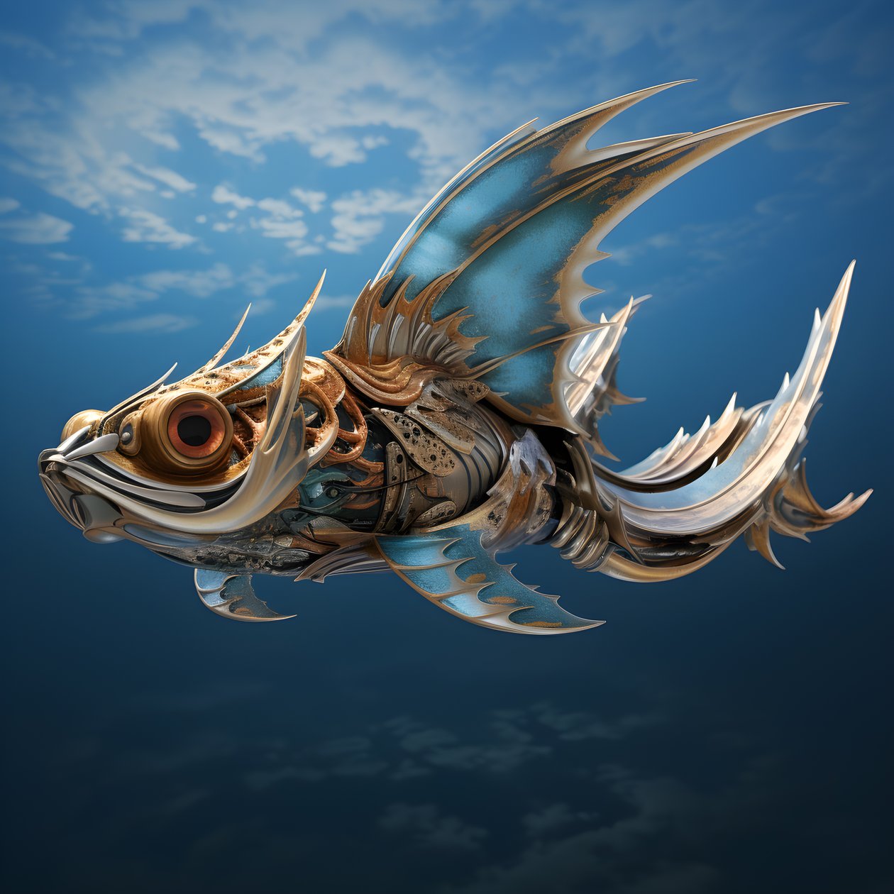 Um peixe voador 4 de Kurt Heppke