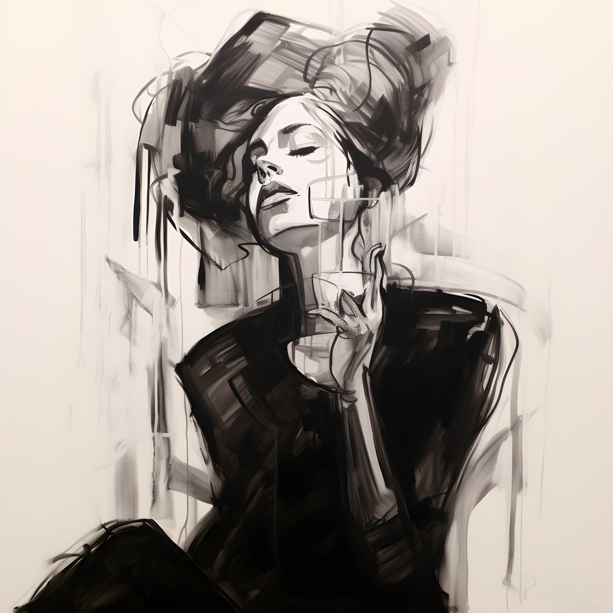 Esboço expressionista 2 de Kurt Heppke