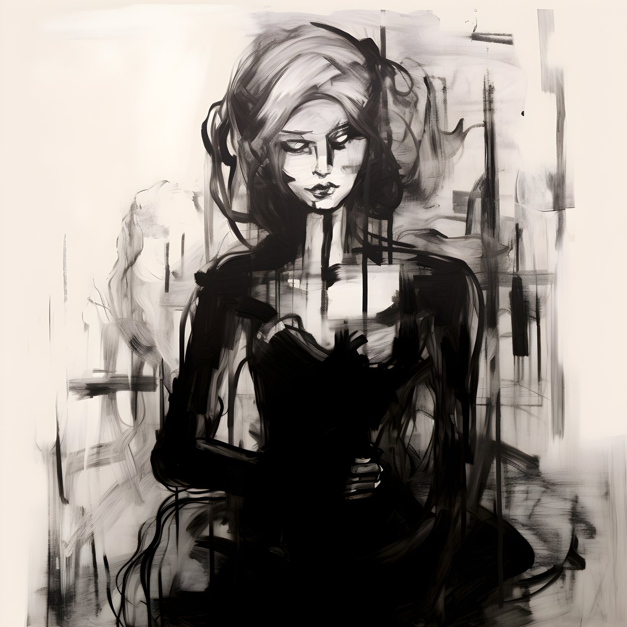 Esboço expressionista 4 de Kurt Heppke