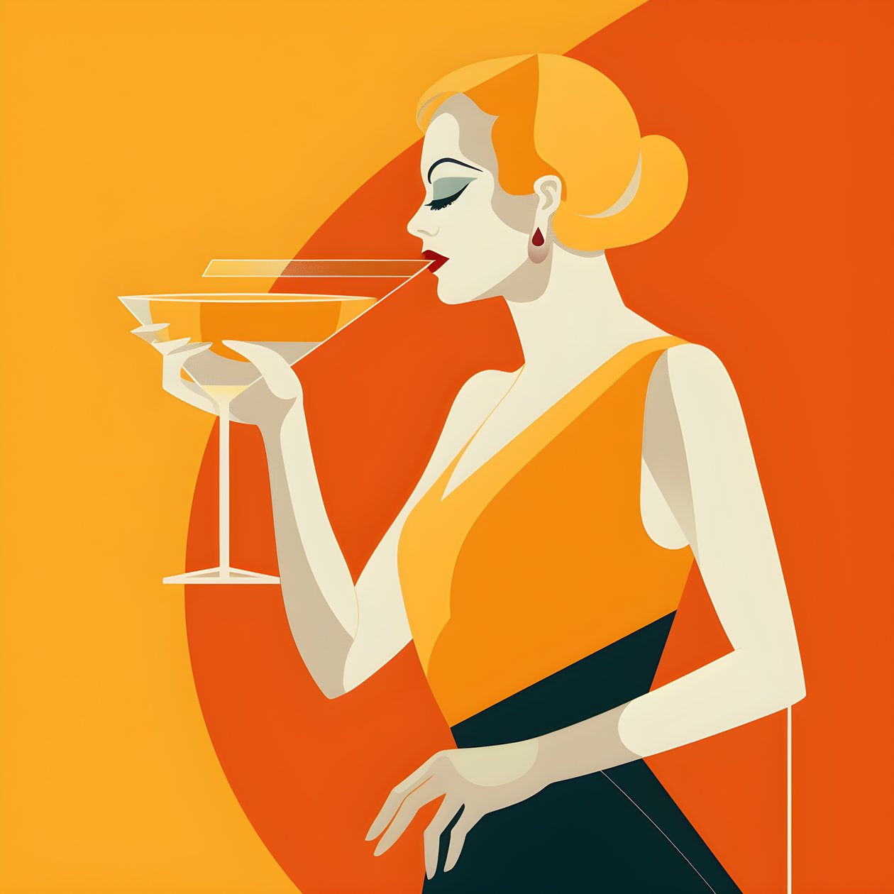 Mulher estilo anos 30 2 de Kurt Heppke