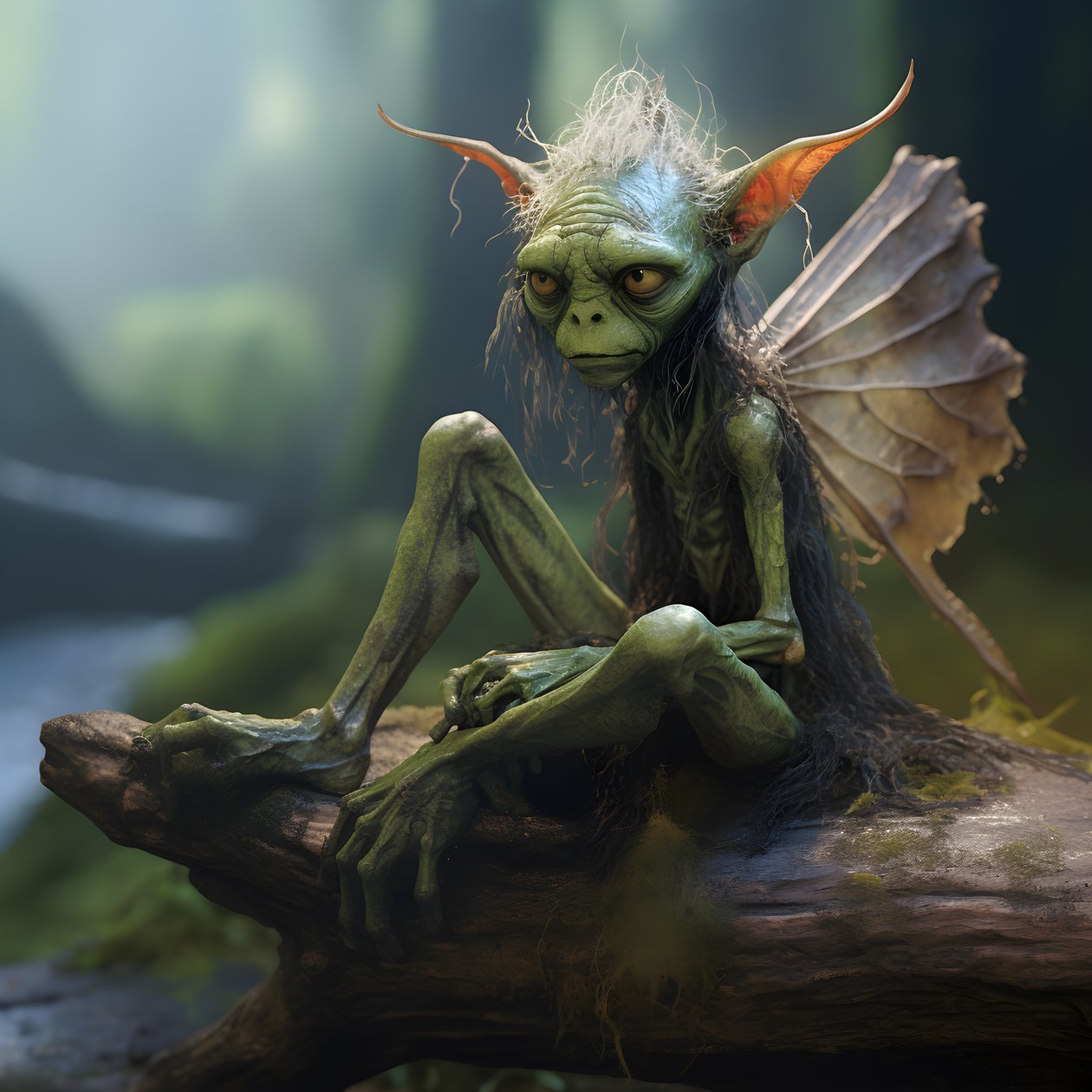 Esboço de corpo inteiro de um Pixie 2 de Kurt Heppke