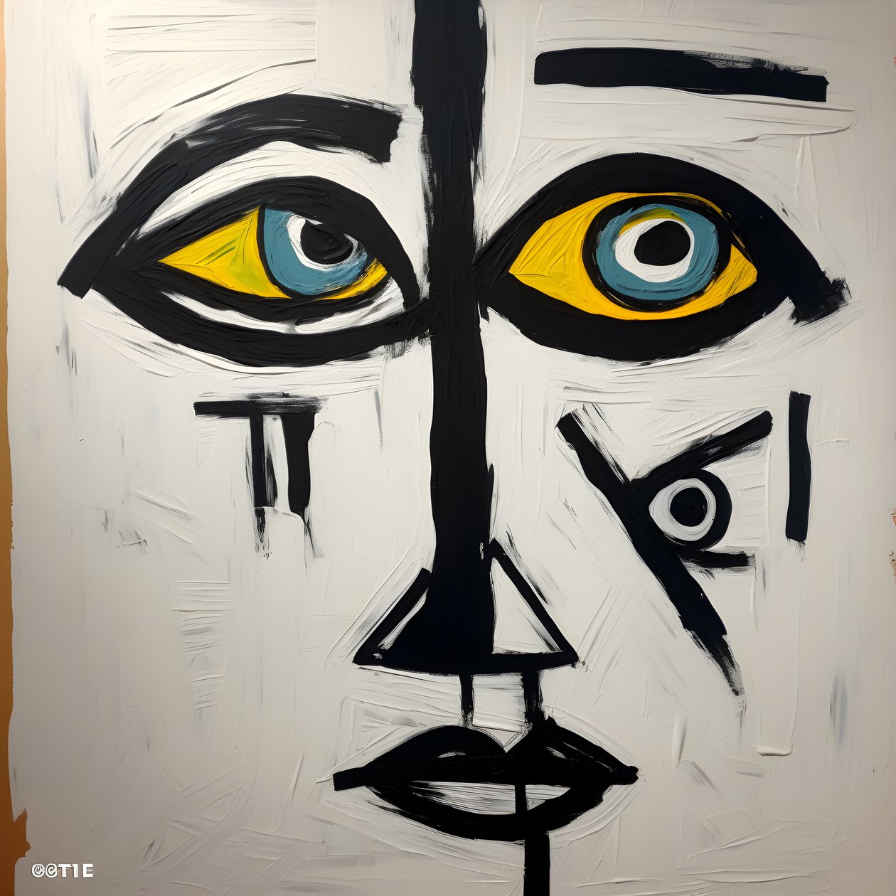 Rosto com 3 olhos 2 de Kurt Heppke