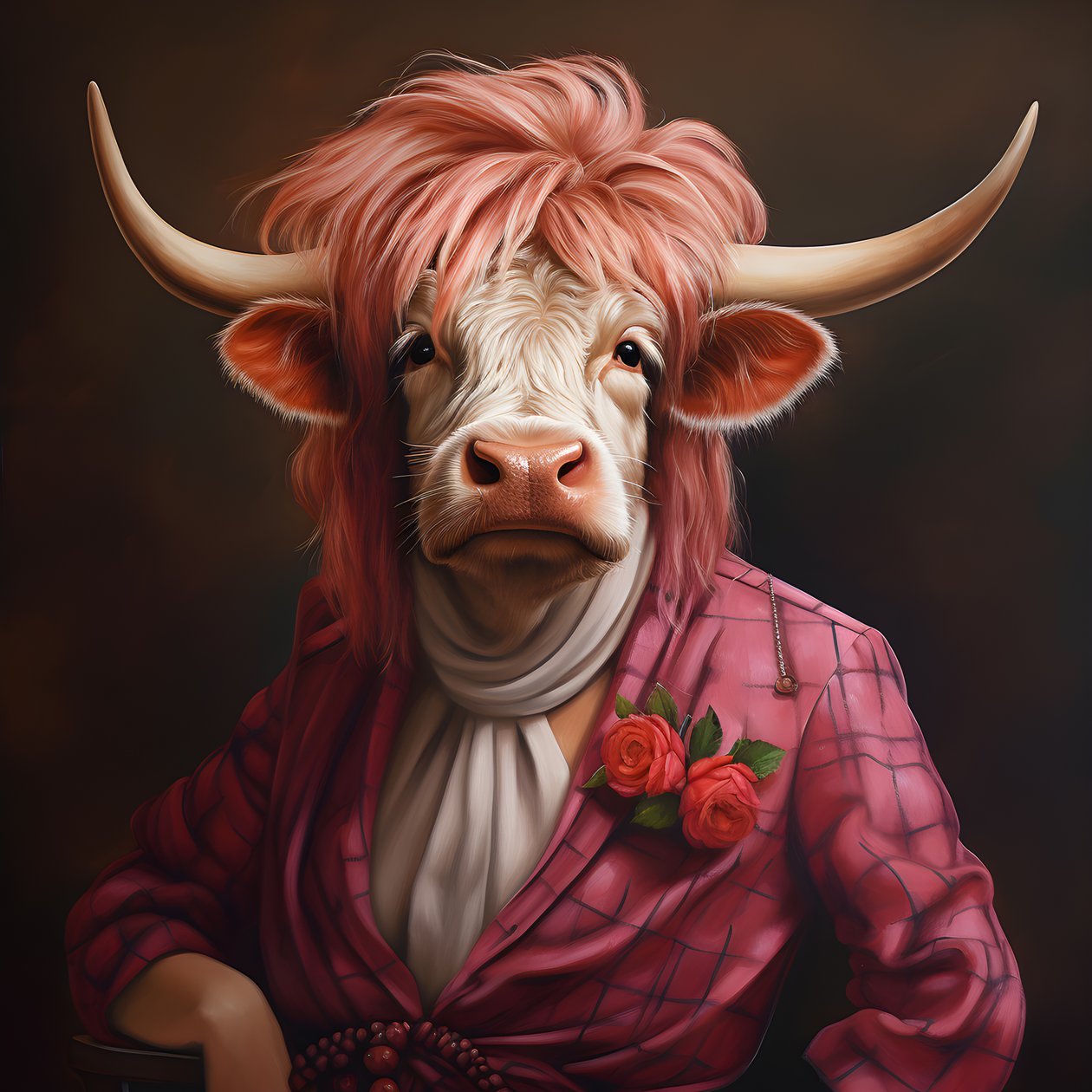 Vaca das montanhas como Marilyn Monroe 3 de Kurt Heppke