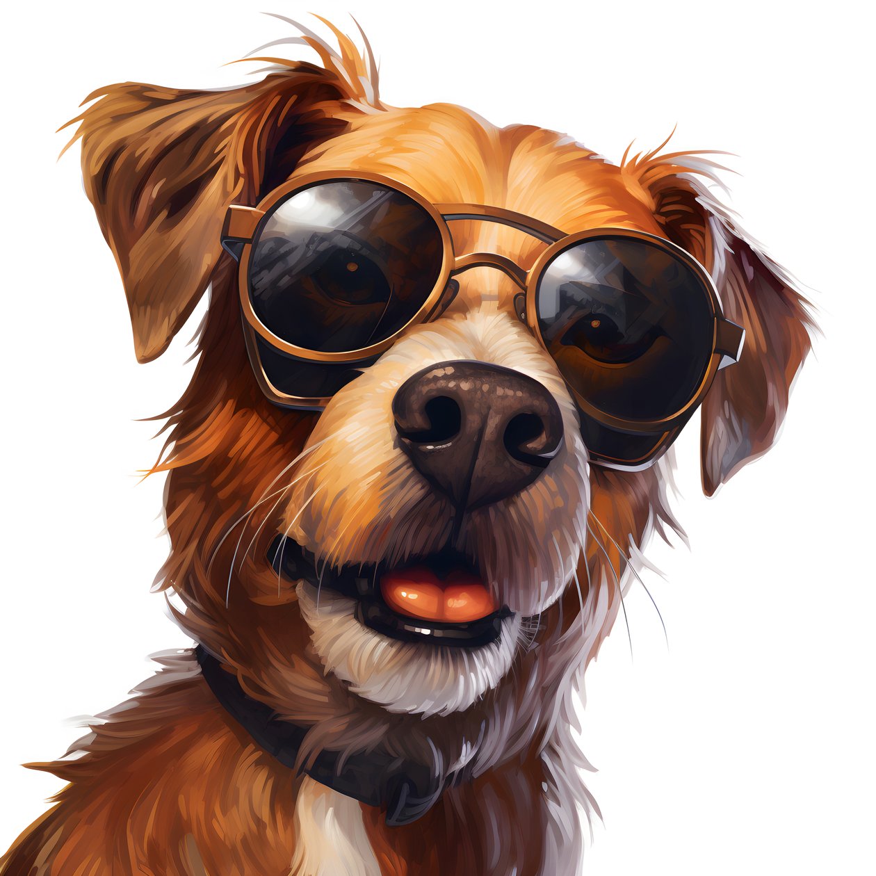 Hund, Cartoon, Sonnenbrille 3 de Kurt Heppke