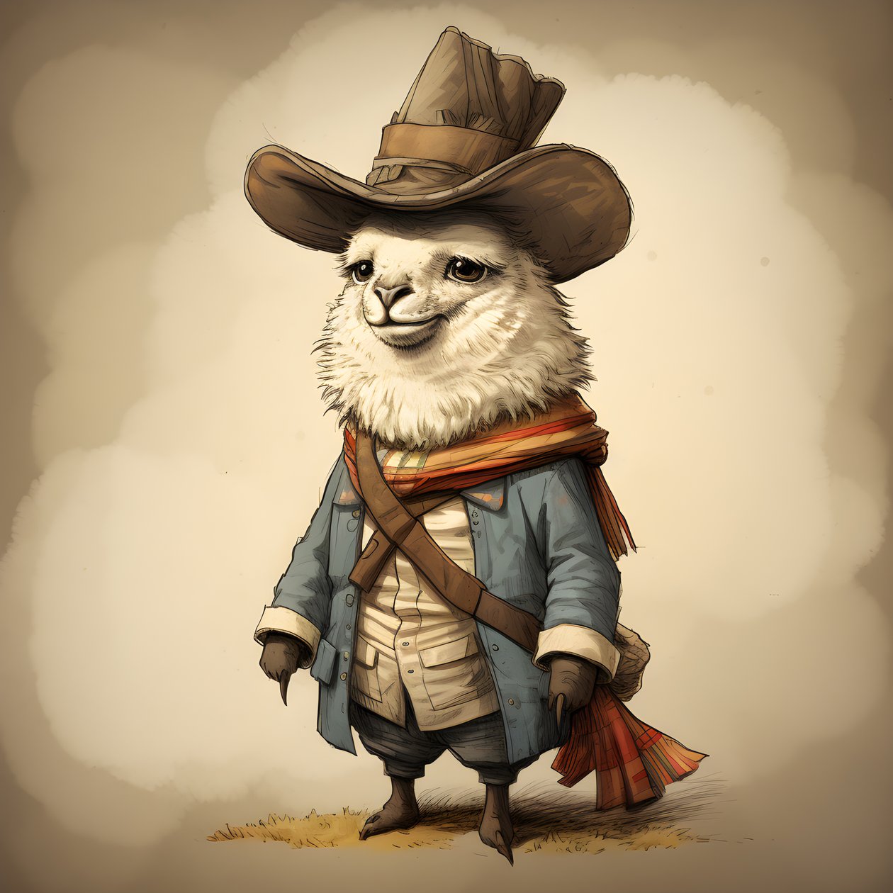 Lama, América do século XVIII 1 de Kurt Heppke