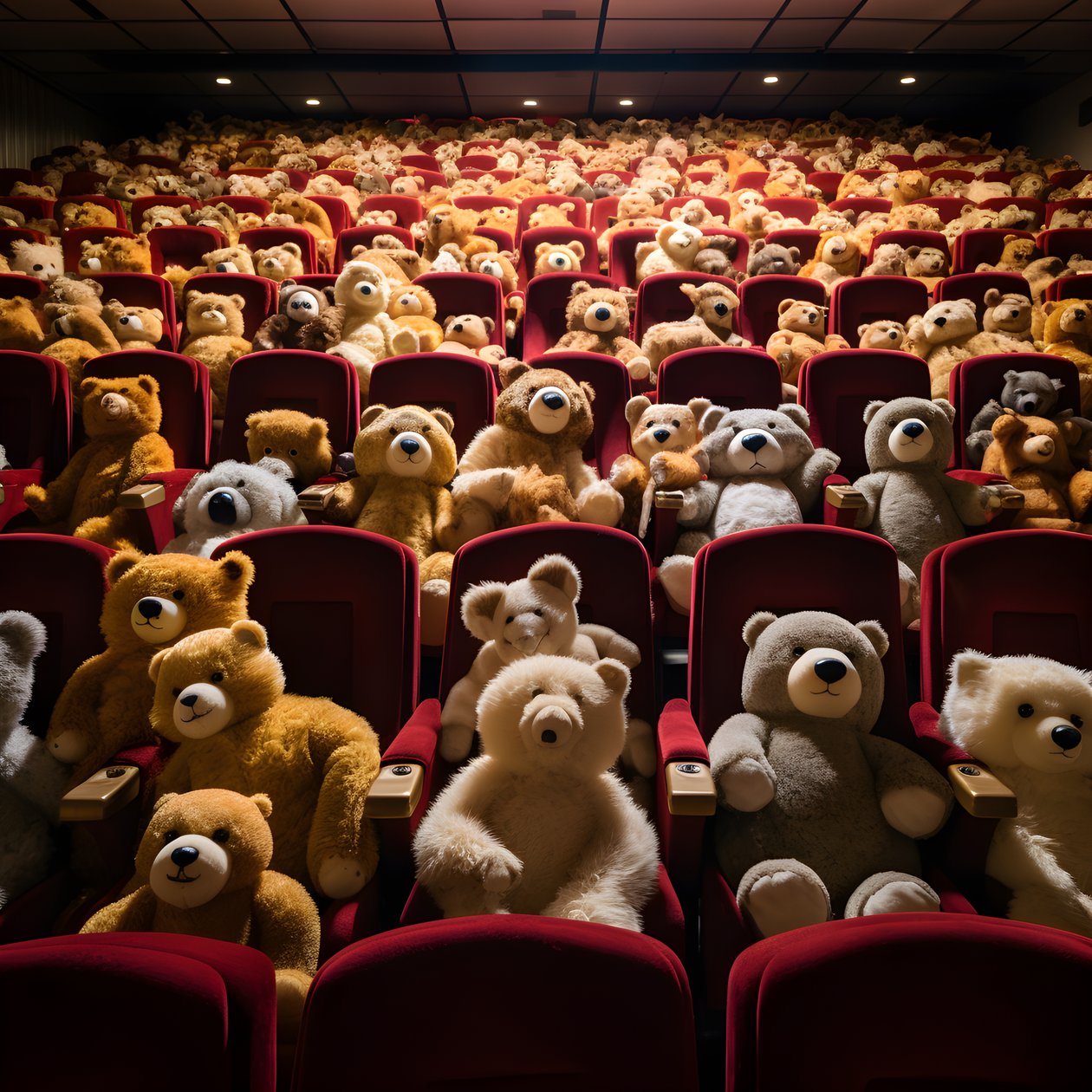 Milhões de ursos de peluche num cinema 1 de Kurt Heppke
