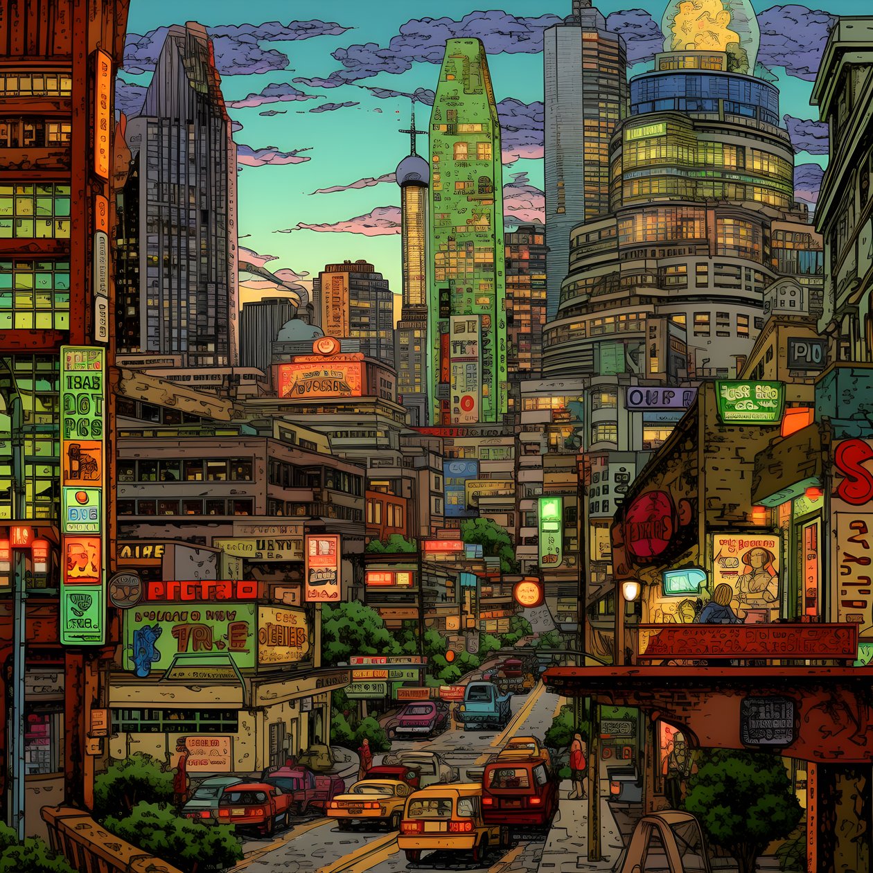 Paisagem urbana 4 de Kurt Heppke