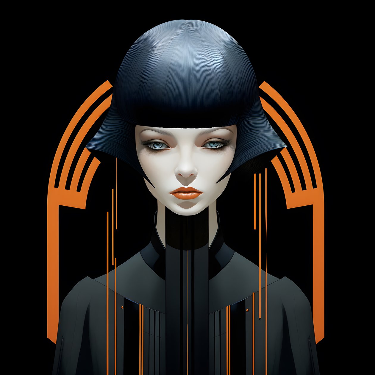 Desenho de carácter surrealista 1 de Kurt Heppke