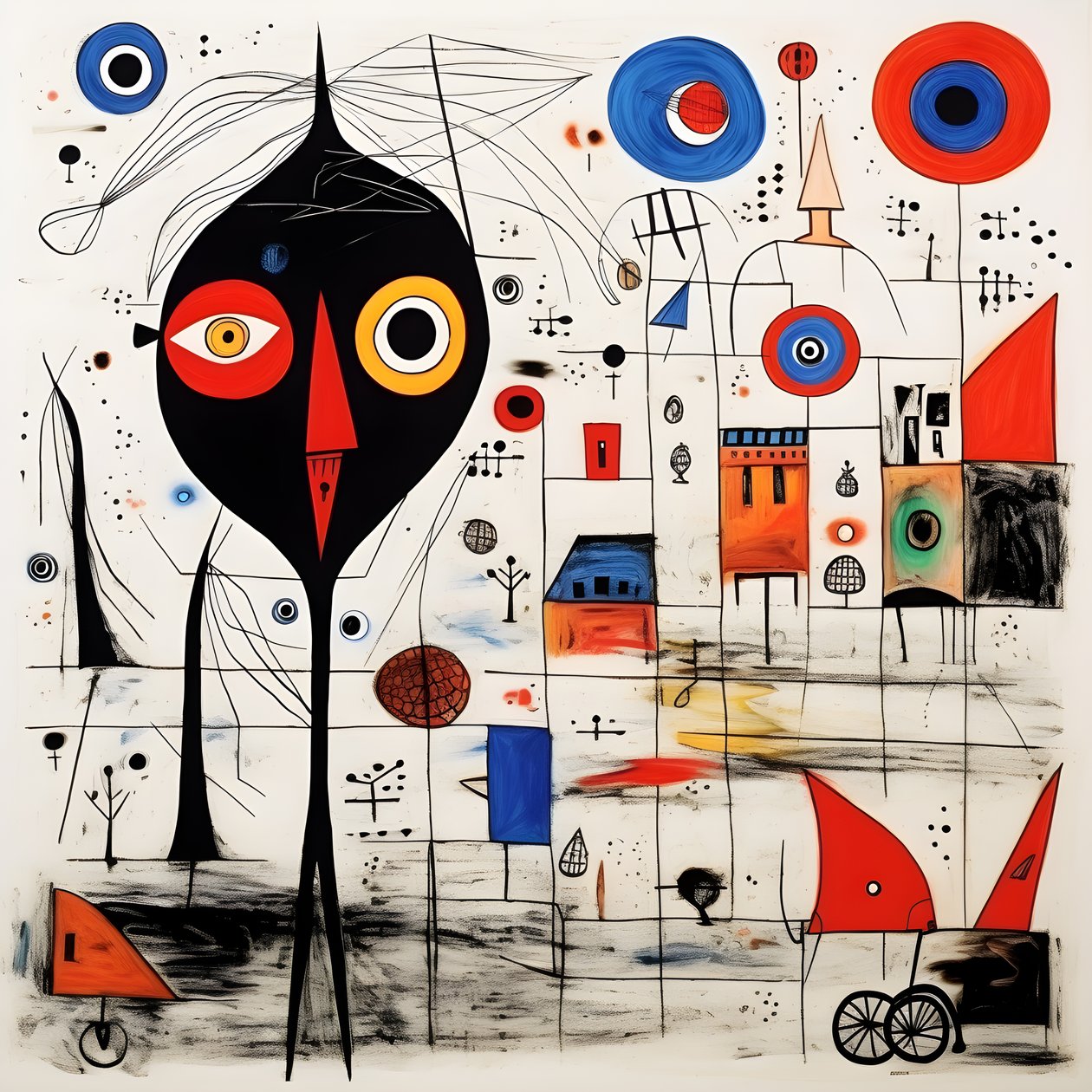 Ilustrações surreais de Joan Miró. 2 de Kurt Heppke