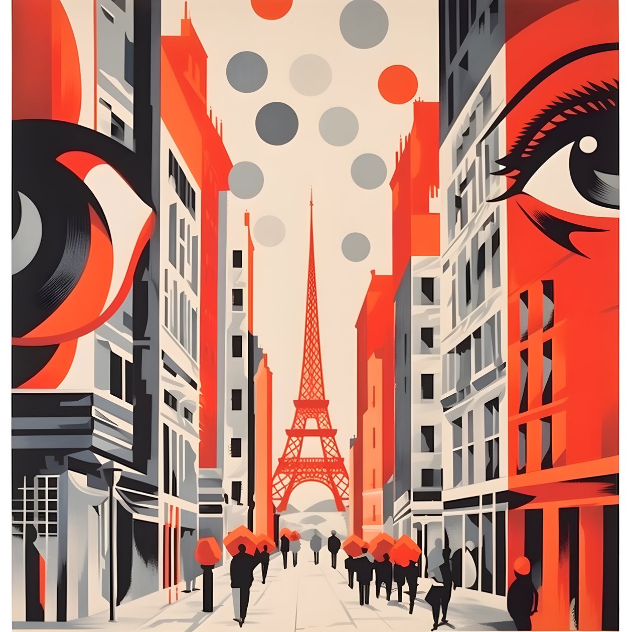 Cartaz publicitário, Paris, França 4 de Kurt Heppke