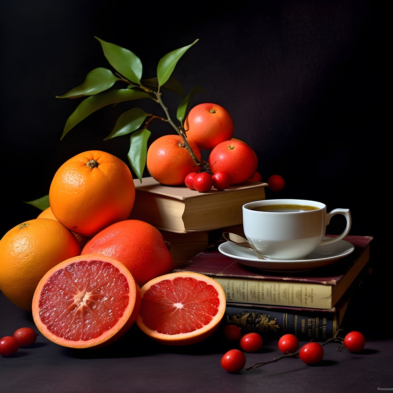 Livro de café vermelho citrino 3 de Kurt Heppke