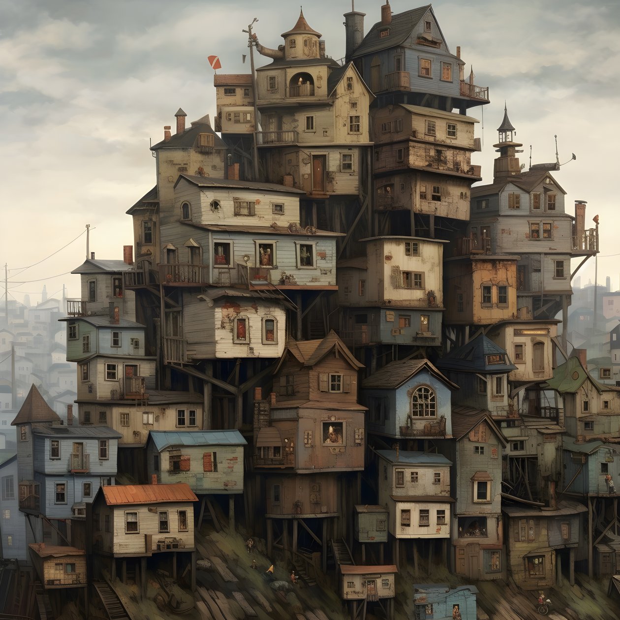 uma cidade de casas deitadas 3 de Kurt Heppke