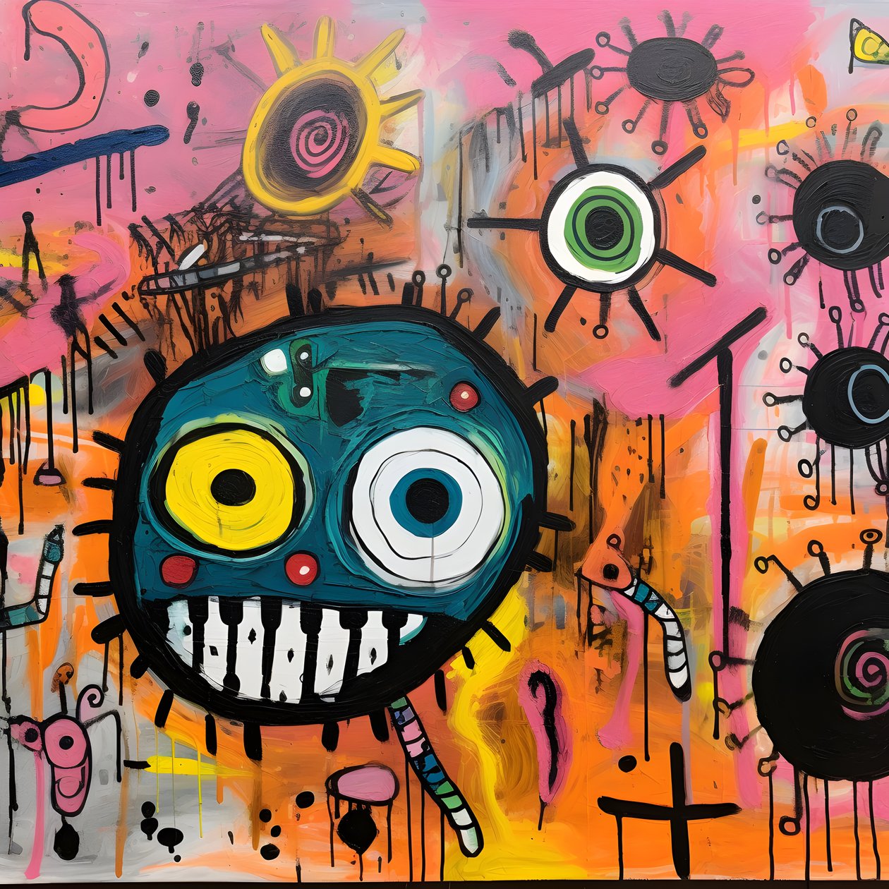 uma pintura acrílica de grande impacto 1 de Kurt Heppke