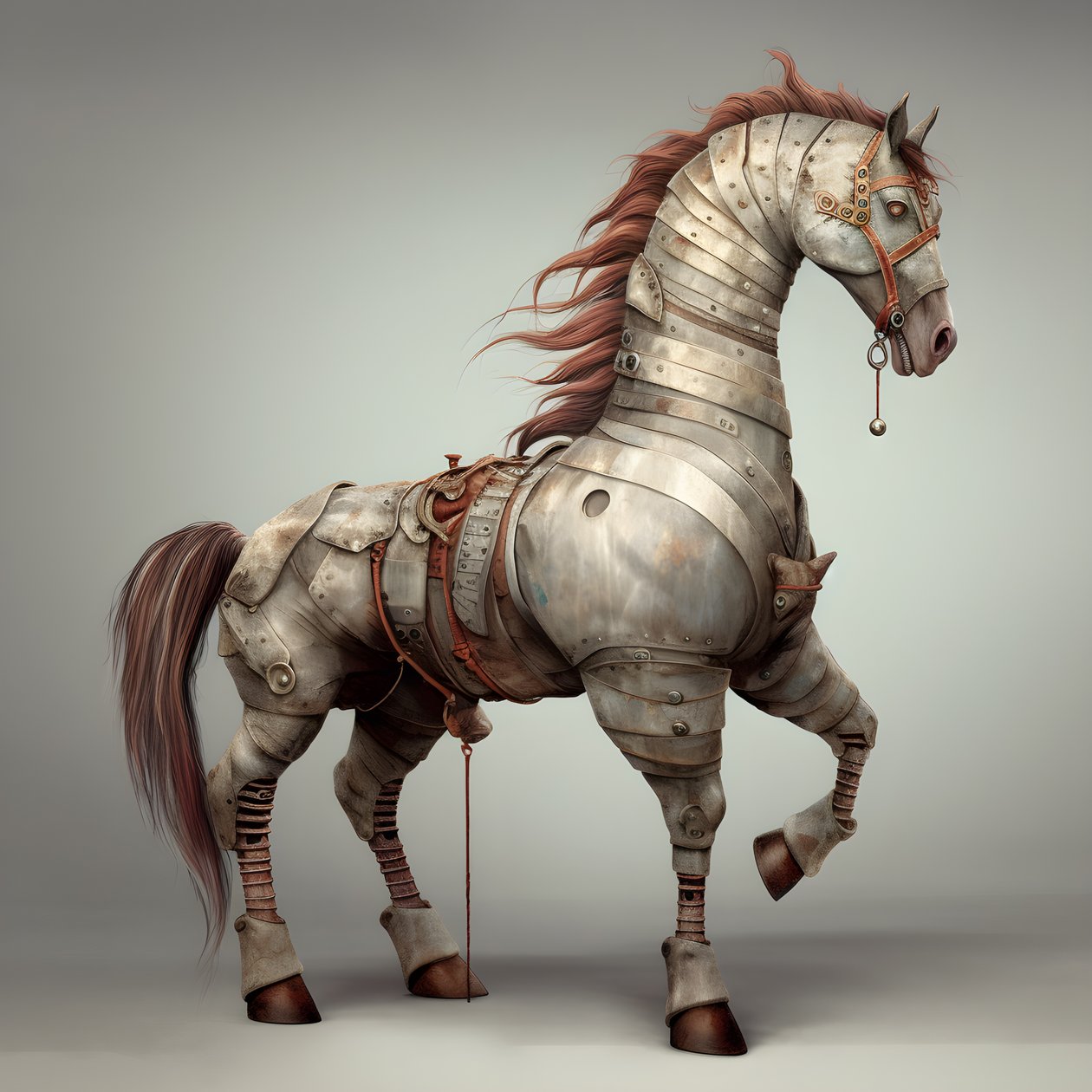 cavalo antropomórfico 2 de Kurt Heppke