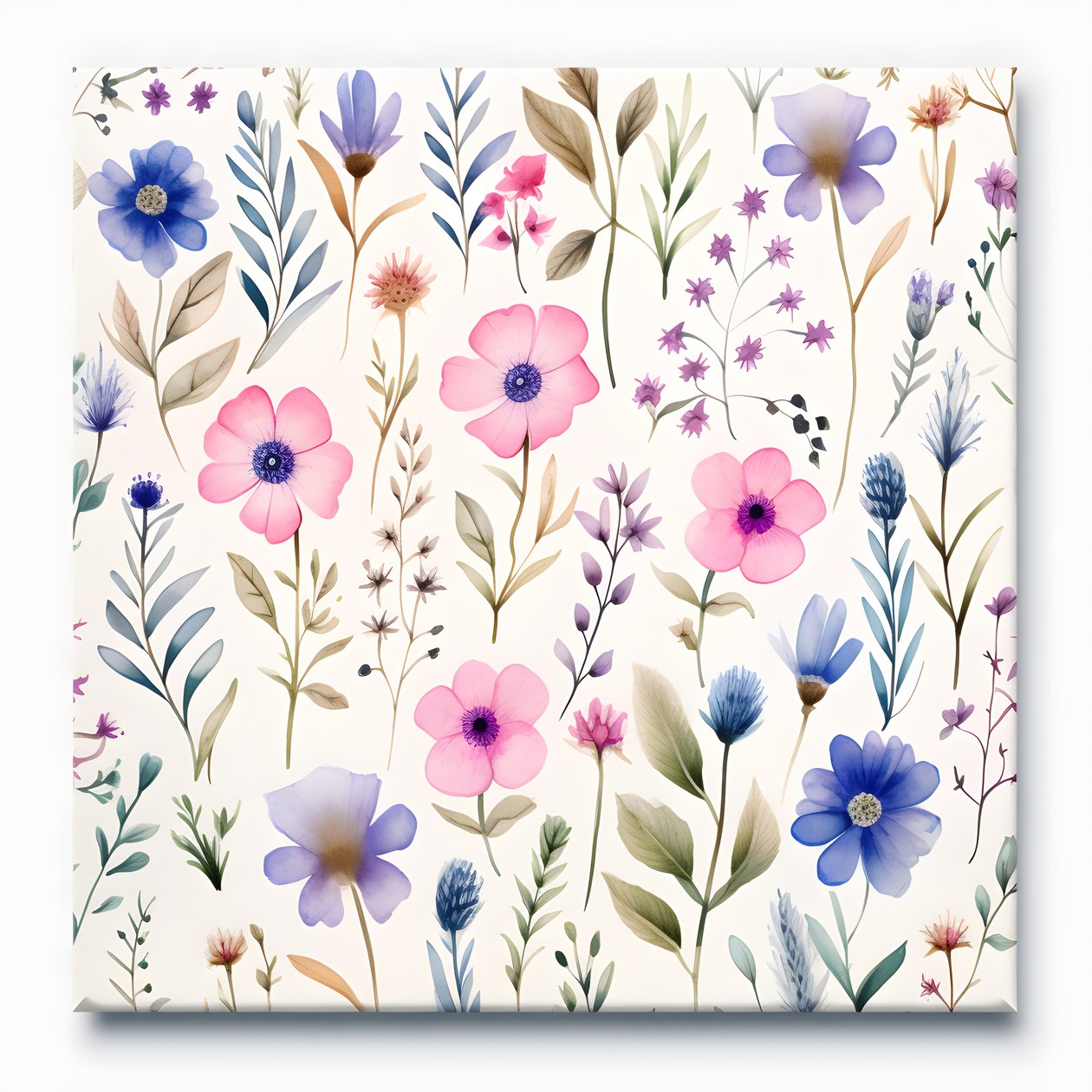 aquarela boho floral flores silvestres 3 de Kurt Heppke