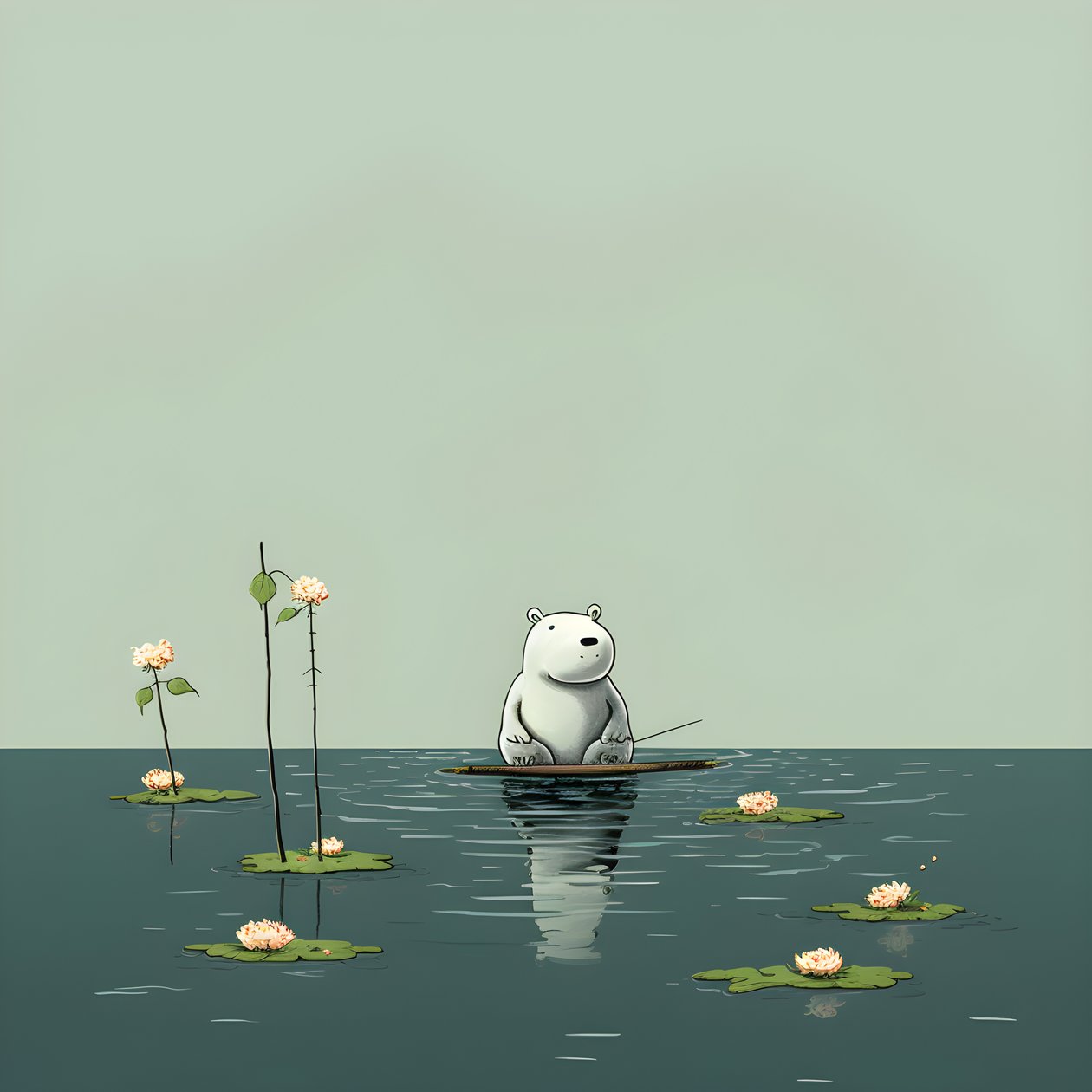 bela paisagem de fantasia 2 de Kurt Heppke