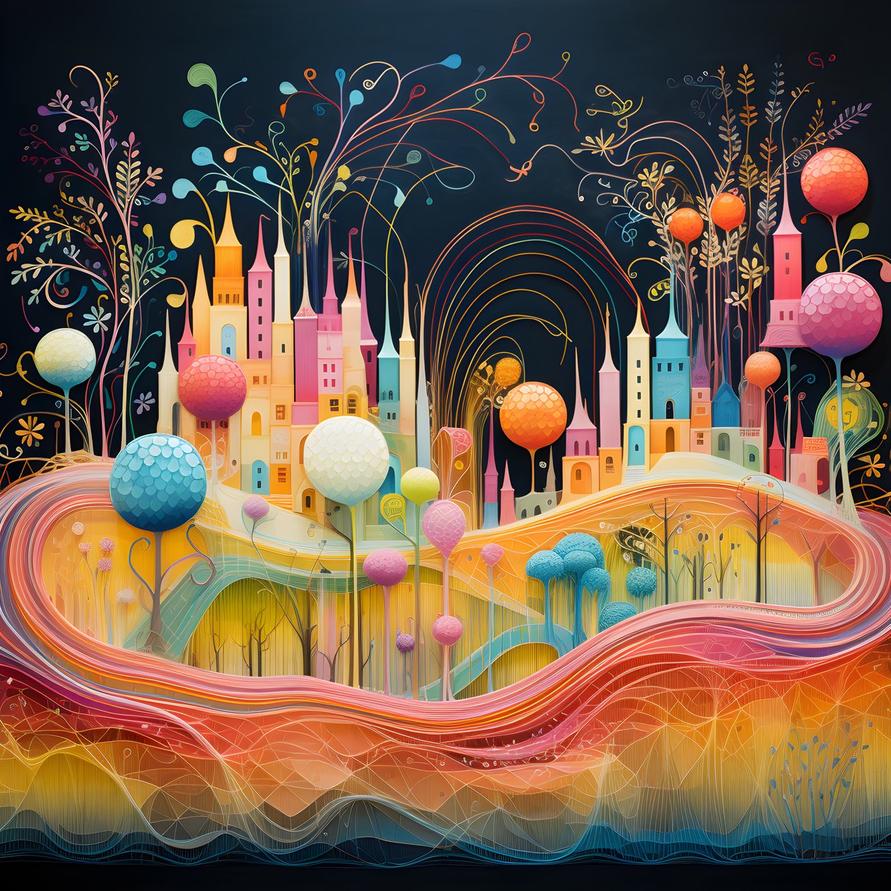jardins coloridos 3 de Kurt Heppke