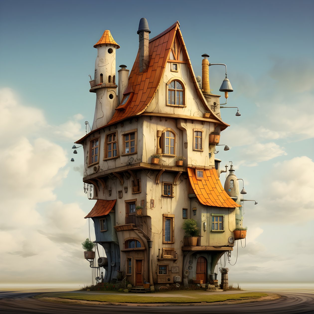 uma casa grande e uma casa pequena 3 de Kurt Heppke